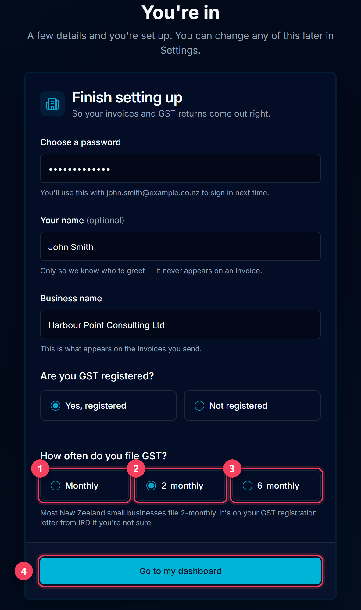 The GST filing frequency choice: monthly, 2-monthly or 6-monthly